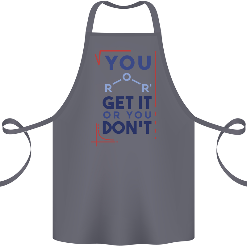 Science You Get It or You Dont Geek Funny Cotton Apron 100% Organic Steel