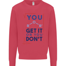 Science You Get It or You Dont Geek Funny Kids Sweatshirt Jumper Heliconia