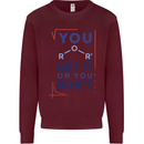 Science You Get It or You Dont Geek Funny Kids Sweatshirt Jumper Maroon