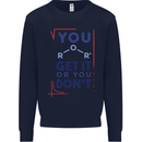 Science You Get It or You Dont Geek Funny Kids Sweatshirt Jumper Navy Blue