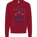 Science You Get It or You Dont Geek Funny Kids Sweatshirt Jumper Red