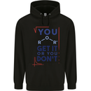 Science You Get It or You Dont Geek Funny Mens 80% Cotton Hoodie Black