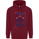 Science You Get It or You Dont Geek Funny Mens 80% Cotton Hoodie Maroon