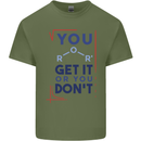 Science You Get It or You Dont Geek Funny Mens Cotton T-Shirt Tee Top Military Green