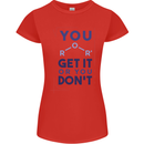 Science You Get It or You Dont Geek Funny Womens Petite Cut T-Shirt Red