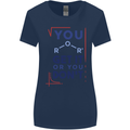 Science You Get It or You Dont Geek Funny Womens Wider Cut T-Shirt Navy Blue
