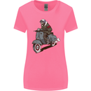 Scooter Skull Biker Motorcycle MOD Womens Wider Cut T-Shirt Azalea