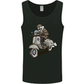 Scooter Skull Motorcycle Biker MOD Mens Vest Tank Top Black