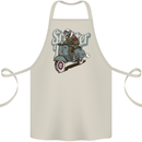 Scooter Skull Motorcycle MOD Biker Cotton Apron 100% Organic Natural