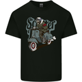 Scooter Skull Motorcycle MOD Biker Kids T-Shirt Childrens Black