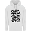 Scooter on the Beach MOD Childrens Kids Hoodie White