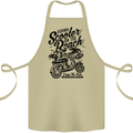 Scooter on the Beach MOD Cotton Apron 100% Organic Khaki