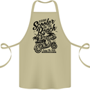 Scooter on the Beach MOD Cotton Apron 100% Organic Khaki