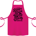 Scooter on the Beach MOD Cotton Apron 100% Organic Pink