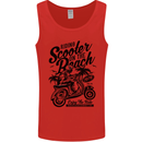 Scooter on the Beach MOD Mens Vest Tank Top Red