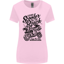 Scooter on the Beach MOD Womens Wider Cut T-Shirt Light Pink