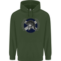 Scotland Bodybuilding Gym Training Scottish Childrens Kids Hoodie Forest Green