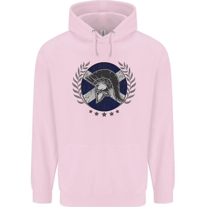 Scotland Bodybuilding Gym Training Scottish Childrens Kids Hoodie Light Pink