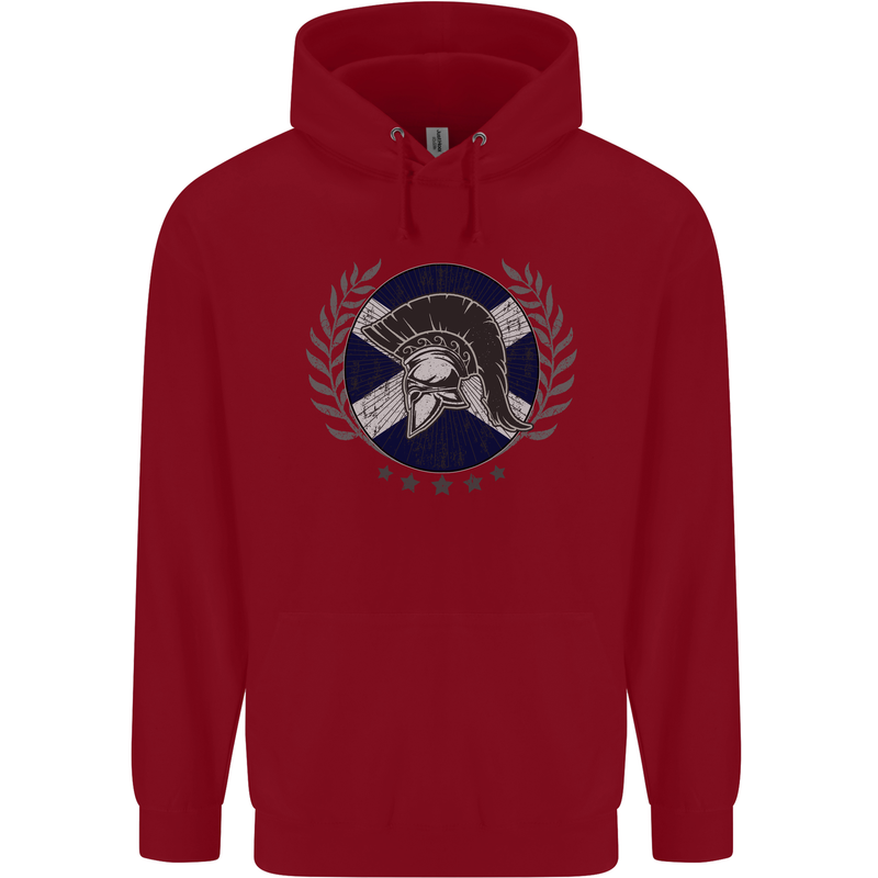 Scotland Bodybuilding Gym Training Scottish Childrens Kids Hoodie Red