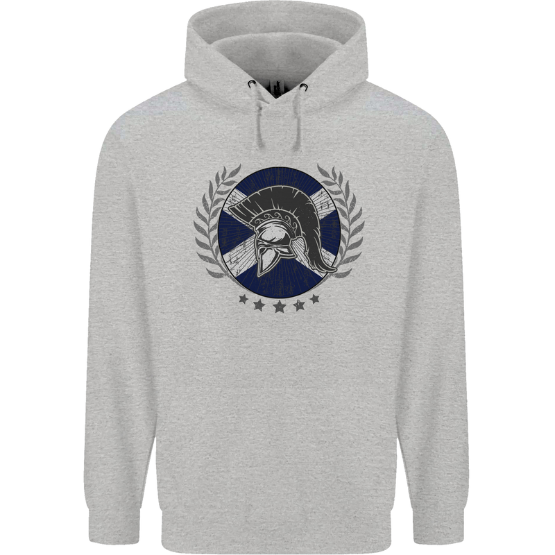 Scotland Bodybuilding Gym Training Scottish Childrens Kids Hoodie Sports Grey