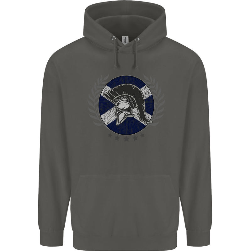 Scotland Bodybuilding Gym Training Scottish Childrens Kids Hoodie Storm Grey