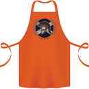 Scotland Bodybuilding Gym Training Scottish Cotton Apron 100% Organic Orange