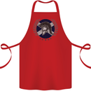 Scotland Bodybuilding Gym Training Scottish Cotton Apron 100% Organic Red