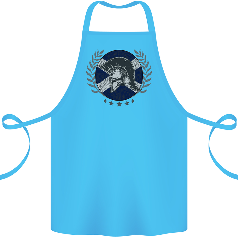 Scotland Bodybuilding Gym Training Scottish Cotton Apron 100% Organic Turquoise