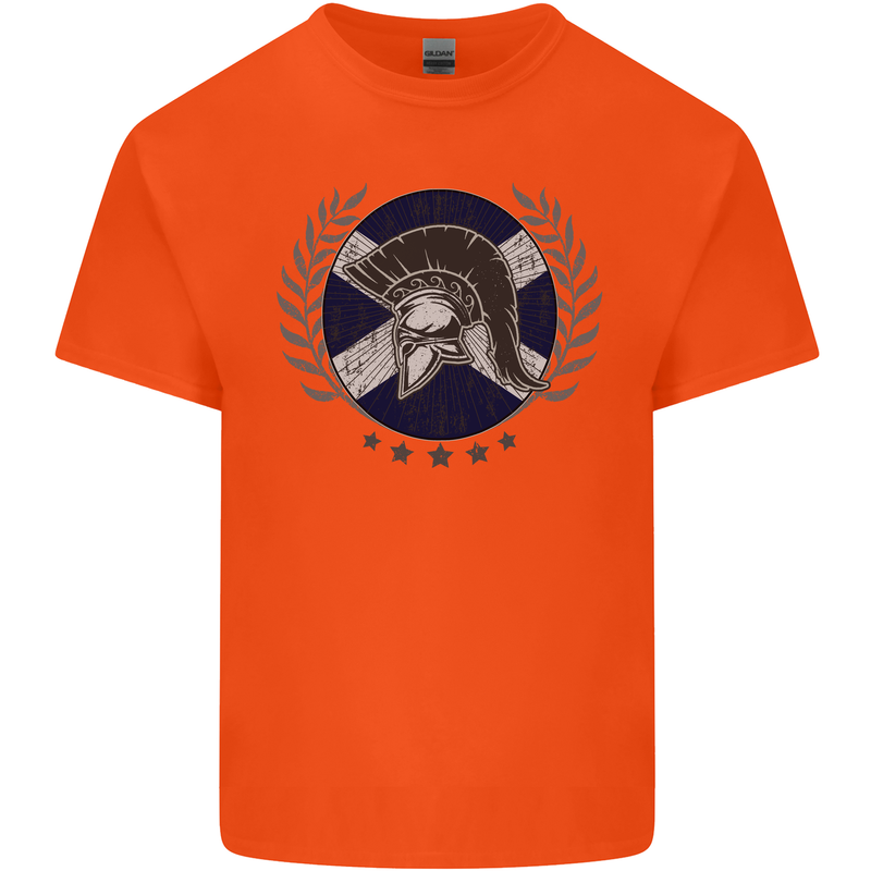 Scotland Bodybuilding Gym Training Scottish Kids T-Shirt Childrens Orange