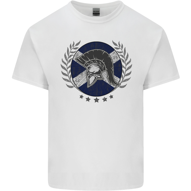 Scotland Bodybuilding Gym Training Scottish Kids T-Shirt Childrens White