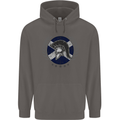 Scotland Bodybuilding Gym Training Scottish Mens 80% Cotton Hoodie Charcoal