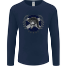 Scotland Bodybuilding Gym Training Scottish Mens Long Sleeve T-Shirt Navy Blue