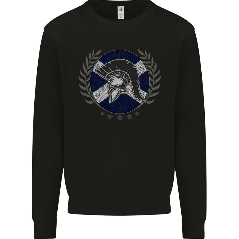 Scotland Bodybuilding Gym Training Scottish Mens Sweatshirt Jumper Black