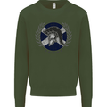 Scotland Bodybuilding Gym Training Scottish Mens Sweatshirt Jumper Forest Green