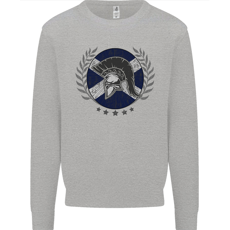 Scotland Bodybuilding Gym Training Scottish Mens Sweatshirt Jumper Sports Grey