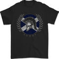 Scotland Bodybuilding Gym Training Scottish Mens T-Shirt 100% Cotton Black
