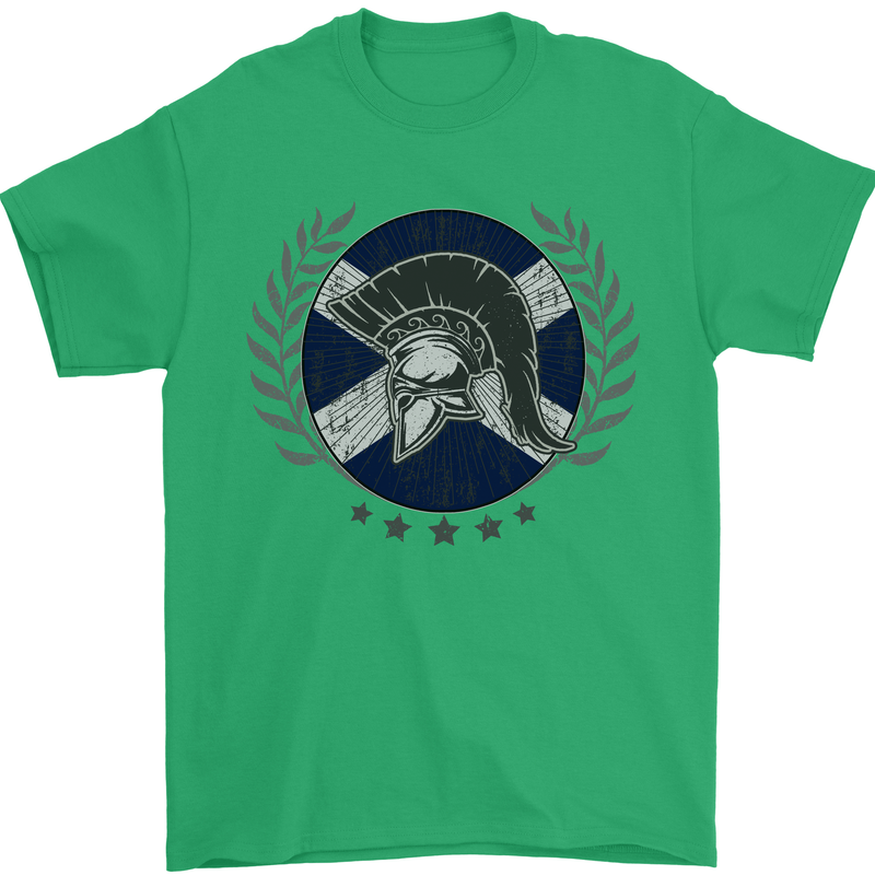 Scotland Bodybuilding Gym Training Scottish Mens T-Shirt 100% Cotton Irish Green