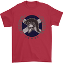 Scotland Bodybuilding Gym Training Scottish Mens T-Shirt 100% Cotton Red
