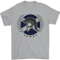 Scotland Bodybuilding Gym Training Scottish Mens T-Shirt 100% Cotton Sports Grey