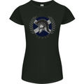 Scotland Bodybuilding Gym Training Scottish Womens Petite Cut T-Shirt Black