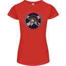 Scotland Bodybuilding Gym Training Scottish Womens Petite Cut T-Shirt Red