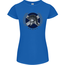 Scotland Bodybuilding Gym Training Scottish Womens Petite Cut T-Shirt Royal Blue