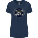 Scotland Bodybuilding Gym Training Scottish Womens Wider Cut T-Shirt Navy Blue
