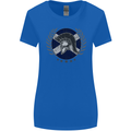 Scotland Bodybuilding Gym Training Scottish Womens Wider Cut T-Shirt Royal Blue