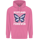 Scottish Butterfly Scotland Childrens Kids Hoodie Azalea