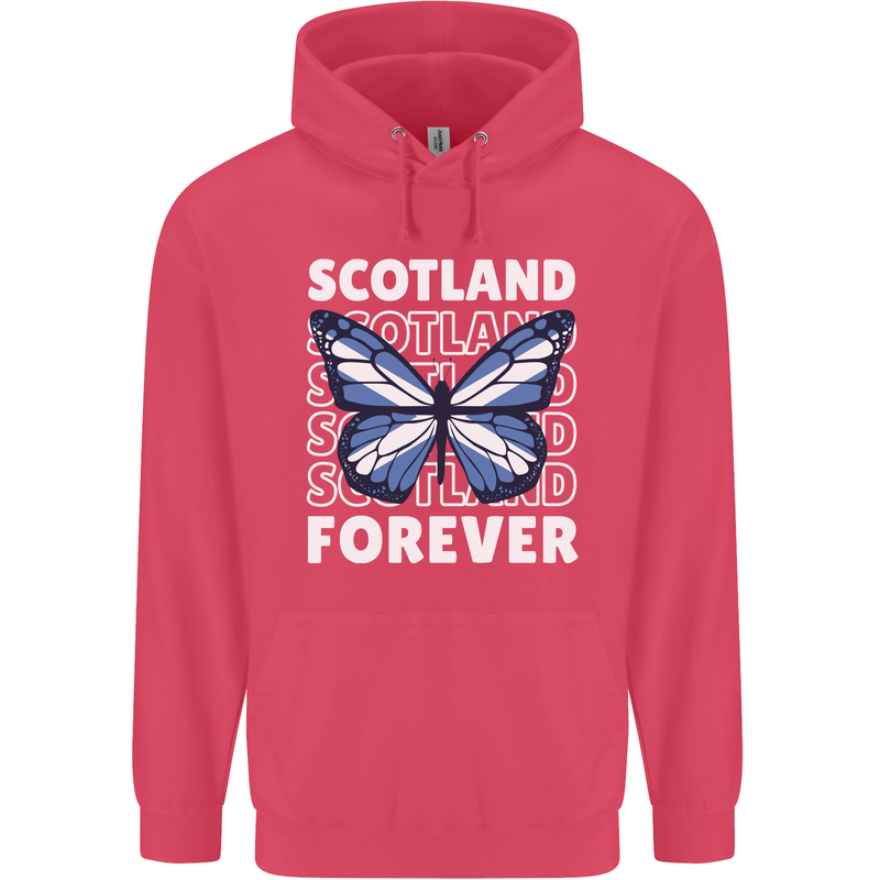 Scottish Butterfly Scotland Childrens Kids Hoodie Heliconia
