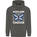 Scottish Butterfly Scotland Childrens Kids Hoodie Storm Grey