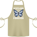Scottish Butterfly Scotland Cotton Apron 100% Organic Khaki