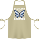Scottish Butterfly Scotland Cotton Apron 100% Organic Khaki