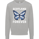 Scottish Butterfly Scotland Kids Sweatshirt Jumper Sports Grey